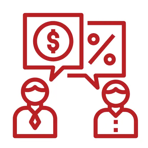 Negotiation discussion about wages and conditions.