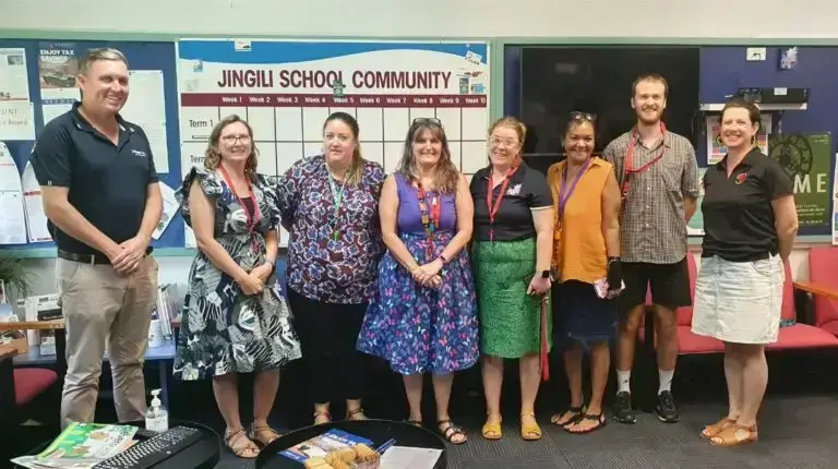 Zane Ryan pictured with Jingili Primary School sub-branch