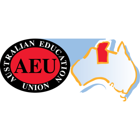 Australian Education Union logo with map.