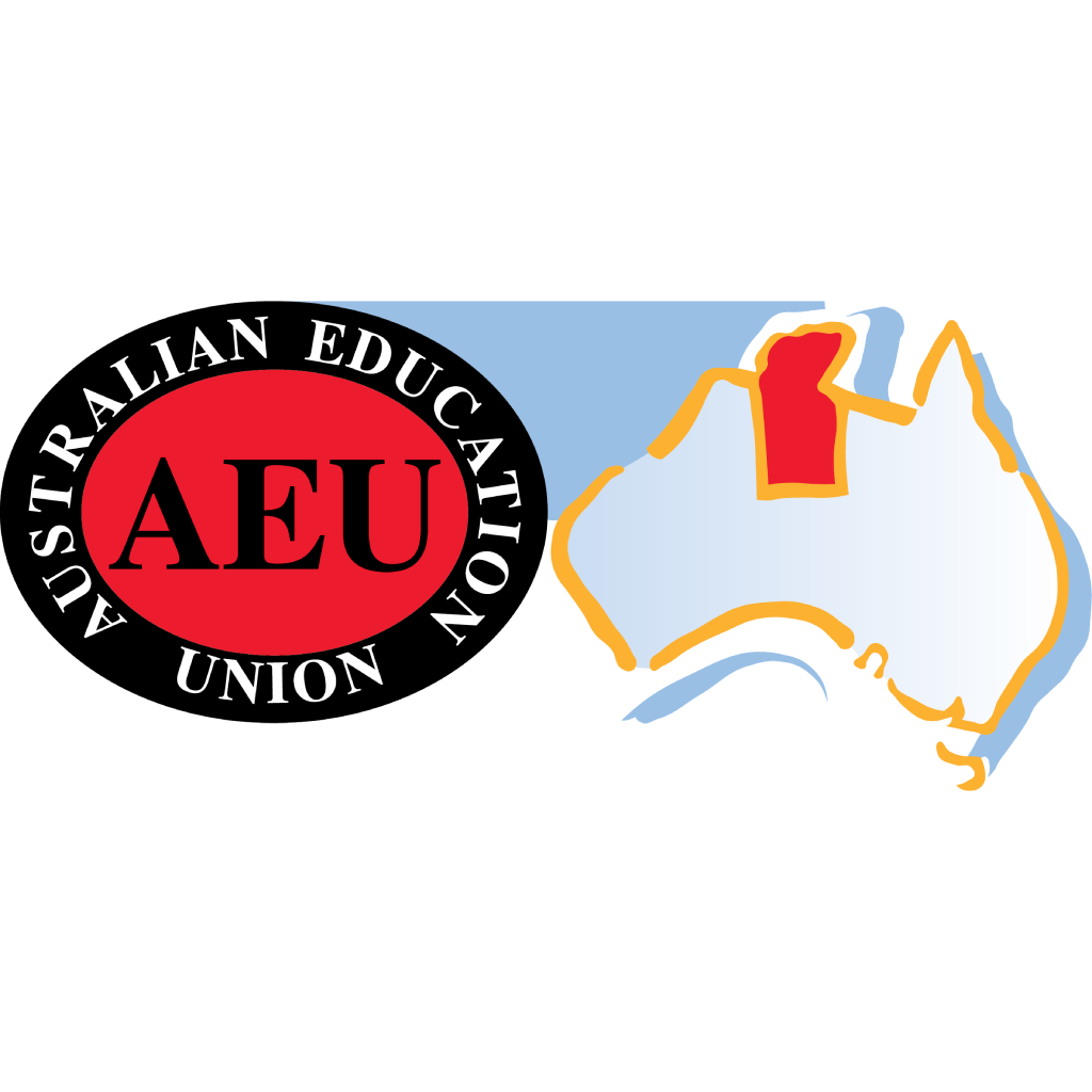 Australian Education Union logo with map.