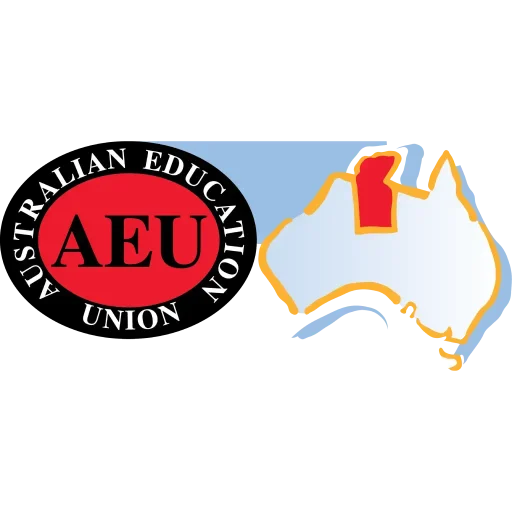 Australian Education Union logo with map.
